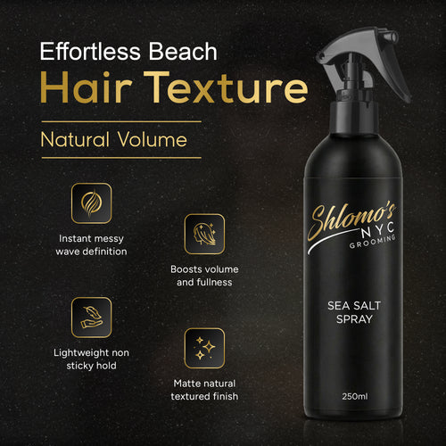 Sea Salt Spray for Men, Natural and Organic Texturizing Spray - Adds thickness, Volume and Matte Textured Finish, For Everyday Use to Create Stylish Hairs, Perfect for Different Hair Types, 8.5 oz